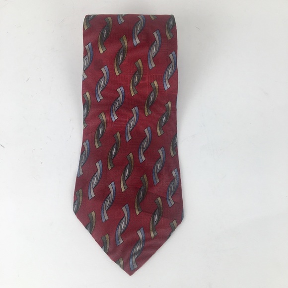 Corporate collection Jos. A. Bank red all silk tie - Picture 2 of 3